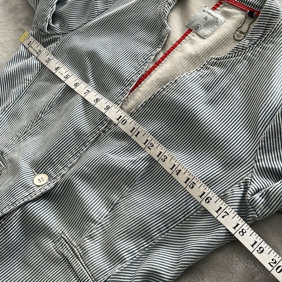 Striped Blue Blazer - Picture 11 of 15